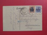1918 - CARTE POSTALA - OCUPATIA GERMANA IN ROMANIA - STAMPILA BUCURESTI