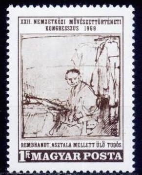 B1294 - Ungaria 1969 - Istoria artei, neuzat,perfecta stare