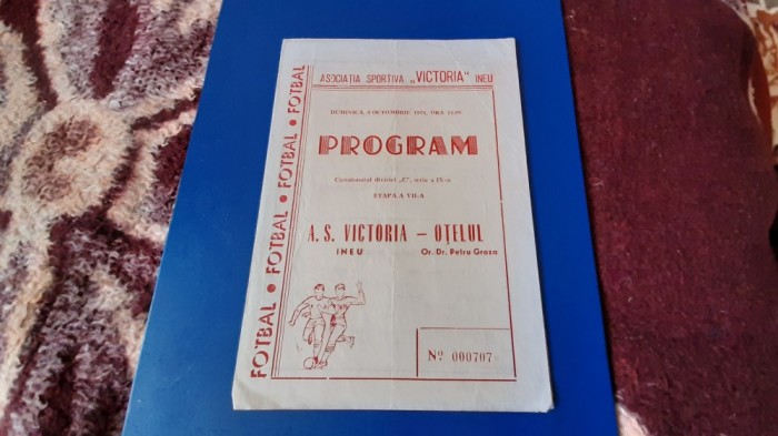 program Victoria Ineu - Otelul Dr. P. groza