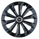 Set 4 capace roti Fame Negru R15 pentru gama auto Opel