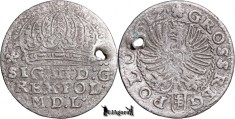 1612, Grosz koronny - Sigismund al III-lea Vasa - Cracovia - Regatul Poloniei