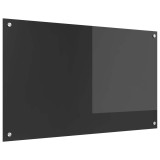 vidaXL Spate de bucătărie Gri &icirc;nchis 100 x 60 cm sticlă securizată 42001249