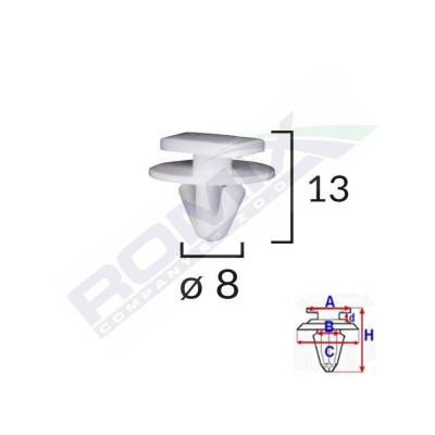 CLEMA ARIPA PENTRU OPEL CORSA C SET 10 BUC 62304 foto