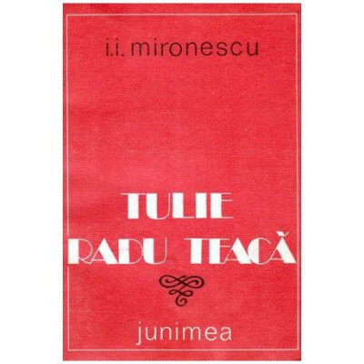 I.I. Mironescu - Tulie Radu Teaca - 103290 foto