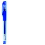 Pix stick cu gel M&amp;amp;amp;amp;G, cu capac ventilat si clips, 0.7mm, albastru, 12 pixuri/cutie
