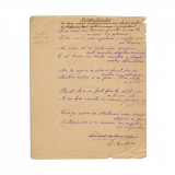 Ioan Nenițescu, manuscris al poemului &bdquo;Voința Neamului&rdquo;, 1891