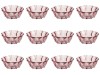 Set boluri, 12 piese, 290 ml, Plastic, Mov