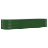 Cumpara ieftin Strat inaltat gradina 396x100x68 cm otel galvanizat