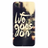 Husa silicon pentru Apple Iphone 4 / 4S, Life Goes On