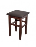 Taburete bucatarie, lemn masiv de fag, tapiterie piele ecologica, wenge