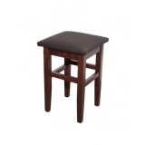 Taburete bucatarie, lemn masiv de fag, tapiterie piele ecologica, wenge