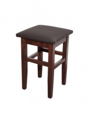 Taburete bucatarie, lemn masiv de fag, tapiterie piele ecologica, wenge