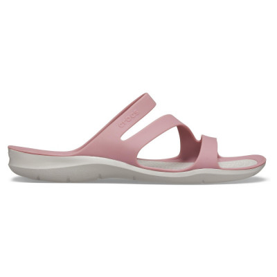 Papuci Crocs Swiftwater Sandal W Roz - Cassis/Pearl White foto