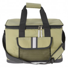 Geanta frigorifica XQmax 18 L, 36x22x24.5 cm, poliester 600D, verde