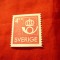 Timbru Suedia 1985 Uzuale Emblema Postei , 4 kr