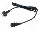 Cablu 3x0,75mm2 AS/NZS 3112 IEC C13 mamă PVC 1,8m POS