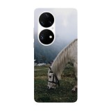 Husa compatibila cu Huawei Nova 8i model Horse Grazing, Silicon, TPU, Viceversa