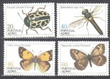 Portugal Azores 1985 - Insecte, fauna, serie neuzata