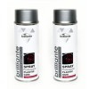 Pachet 2 x Vopsea Spray Brilliante Cauciucata (Argintiu) 400 ml