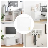 vidaXL Autocolant 2 pcs Alb &Oslash; 20 x 0,5 mm H&acirc;rtie 864627