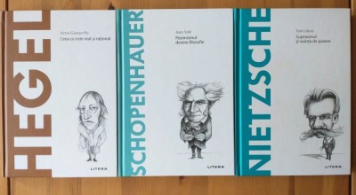 Pin, Hegel + Sole, Schopenhauer + Llacer, Nietzsche (col. &amp;quot;Descoperă filosofia&amp;quot;) foto