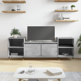 Cumpara ieftin Comodă TV, gri beton, 160x35x55 cm, lemn prelucrat