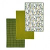 Set 3 Prosoape Bucatarie Heinner Microfibra 45x70cm Ustensile, Poliester, 2 Uni + 1 Printat
