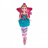 Papusa printesa Sparkle Girlz, Albastru, 27 Cm