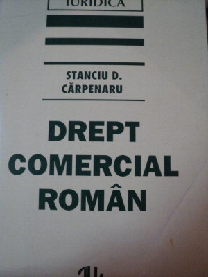 DREPT COMERCIAL ROMAN de STANCIU D.CARPENARU foto