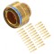 Conector militar mufă tată 17 Series III TV oliv