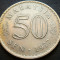 Moneda 50 SEN - MALAEZIA, anul 1977 * cod 4101