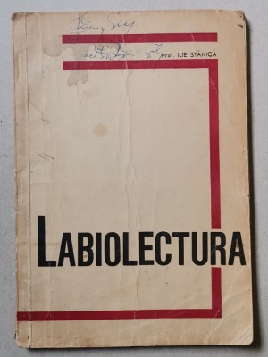 Ilie Stanica Labiolectura 1965, Manual Citire de pe buze foto