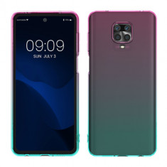 Husa kwmobile pentru Xiaomi Redmi Note 9S/Redmi 9 Pro/Redmi 9 Pro Max, Silicon, Multicolor/Transparent, 60978.01