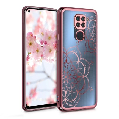 Husa pentru Xiaomi Redmi Note 9, Silicon, Rose Gold, 53053.02 foto