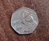 C50 - Moneda foarte veche - Anglia - fifty pence omagiala - 2019, Europa