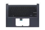 Carcasa superioara cu tastatura palmrest Laptop, ASUS, VivoBook Pro 14 D3401Q, D3401QA, D3401QC, 90NB0VF2-R31US2, 39XJETAJN20, M3401QC-8B, iluminata,