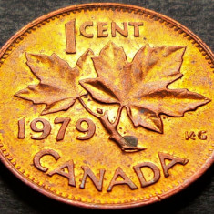 Moneda 1 CENT - CANADA, anul 1979 *cod 221 B = A.UNC luciu batere