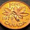 Moneda 1 CENT - CANADA, anul 1979 *cod 221 B = A.UNC luciu batere