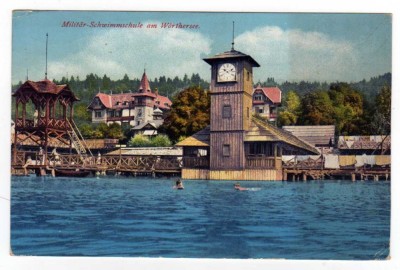 SCOALA MILITARA DE INOT WORTHERSEE AUSTRIA STAMPILA SPECIALA foto