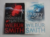 THE DIAMOND HUNTERS / HUNGRY AS THE SEA - WILBUR SMITH