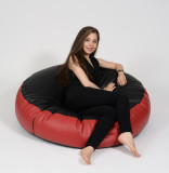 Fotoliu beanbag relaxo xl panama yellow quince umplut cu perle polistiren, PufRelax