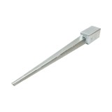 Suport stalp tip tarus 71x71x750 mm, grosime 2 mm, otel zincat
