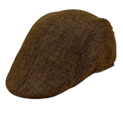Sapca tip Bereta barbati stil retro casual, material respirabil, marime standard, Maro foto
