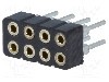 Conector 8 pini, seria {{Serie conector}}, pas pini 2mm, CONNFLY - DS1002-02-2*4BT1F6 foto