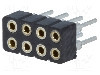 Conector 8 pini, seria {{Serie conector}}, pas pini 2mm, CONNFLY - DS1002-02-2*4BT1F6