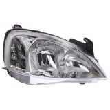 Far Opel Corsa/Combo C 03.2005-10.2010, partea Dreapta, electric, tip Valeo, tip bec H7+H7, cu motoras, TYC