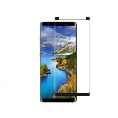 Folie Sticla Zizo Full Edge to Edge AntiScratch pentru Samsung Galaxy Note 9 3D Case Friendly Negru foto