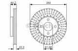 Disc frana NISSAN MICRA IV (K13) (2010 - 2016) BOSCH 0 986 479 090