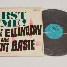 Duke Ellington - Count Basie – First Time! - disc vinil vinyl LP editie Polonia