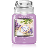 Village Candle Lavender Sea Salt lum&acirc;nare parfumată (Glass Lid) 602 g